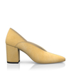Block Heel Pointed Toe Schuhe 6543