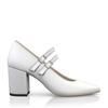 Block Heel Pointed Toe Schuhe 6562