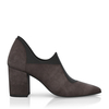 Block Heel Pointed Toe Schuhe 7298