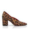 Block Heel Pointed Toe Schuhe 7306