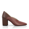 Block Heel Pointed Toe Schuhe 7311