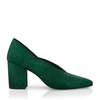 Block Heel Pointed Toe Schuhe 7363