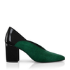 Block Heel Pointed Toe Schuhe 7367