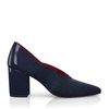 Block Heel Pointed Toe Schuhe 7369