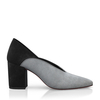 Block Heel Pointed Toe Schuhe 7382