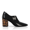 Block Heel Pointed Toe Schuhe 8067
