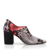 Block Heel Pointed Toe Schuhe 8569