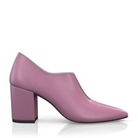 Block Heel Pointed Toe Schuhe 9137