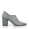 Block Heel Pointed Toe Schuhe 9140