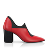 Block Heel Pointed Toe Schuhe 9148