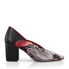 Block Heel Pointed Toe Schuhe 9162