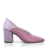 Block Heel Pointed Toe Schuhe 9164