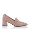 Block Heel Pointed Toe Schuhe Grazia - Khaki