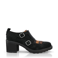 Blockabsatz Derby Schuhe 10997