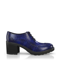 Blockabsatz Derby Schuhe 11027
