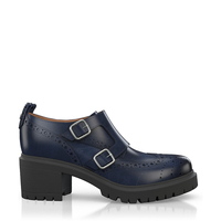 Blockabsatz Derby Schuhe 11048