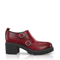 Blockabsatz Derby Schuhe 11057