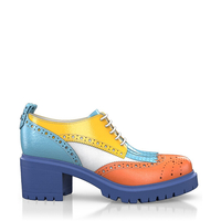 Blockabsatz Derby Schuhe 14405