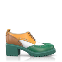 Blockabsatz Derby Schuhe 14852
