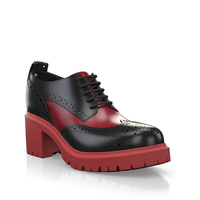 Blockabsatz Derby Schuhe 23732