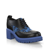 Blockabsatz Derby Schuhe 23735