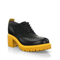 Blockabsatz Derby Schuhe 27602