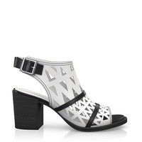 Blockabsatz-Sandalen 19393