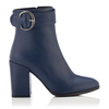 Blockabsatz Stiefeletten Anna - Blue Navy