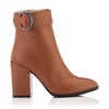 Blockabsatz Stiefeletten Anna - Cognac