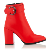 Blockabsatz Stiefeletten Anna - Rot