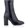 Blockabsatz Stiefeletten Vittoria Knautschlackleder – Tiefer Blau