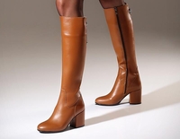 Blockabsatzstiefel Caterina Cognac