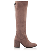 Blockabsatzstiefel Caterina Veloursleder – Khaki