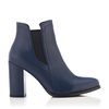 Chelsea-Stiefel mit Absatz Mia - Blue Navy