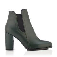 Chelsea-Stiefel mit Absatz Mia - Grün