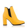 Chelsea-Stiefel mit Absatz Mia - Senf