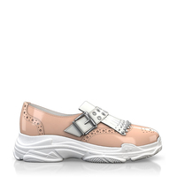 Chunky Sole Brogue Schuhe 8868