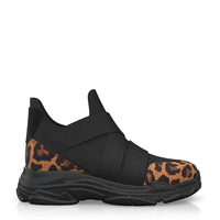 Dehnbare Sneakers mit Chunky Sole 10345