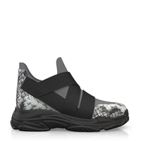 Dehnbare Sneakers mit Chunky Sole 10357