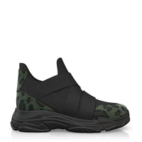 Dehnbare Sneakers mit Chunky Sole 10670