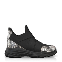 Dehnbare Sneakers mit Chunky Sole 10673