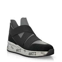 Dehnbare Sneakers mit Chunky Sole 25834