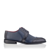 Derby-Schuhe für Herren Paolo Blau & Schwarz