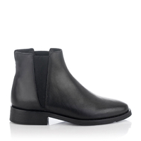Flache Chelsea Stiefeletten Lisa Schwarz