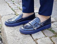 Flache Herren Sneakers 23347