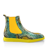 Flache Herren Stiefeletten mit Karee-Spitze 12212
