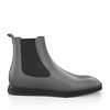 Flache Herren Stiefeletten mit Karee-Spitze 12230