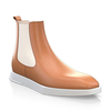 Flache Herren Stiefeletten mit Karee-Spitze 21715