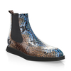Flache Herren Stiefeletten mit Karee-Spitze 21721
