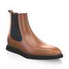 Flache Herren Stiefeletten mit Karee-Spitze 22576